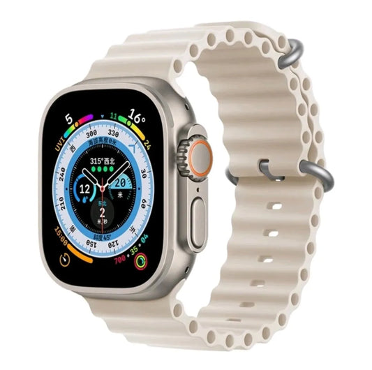 Kit Aemax – 1 Smartwatch Ultra 9 + 7 Braceletes + 1 Proteção + 1 Carregador